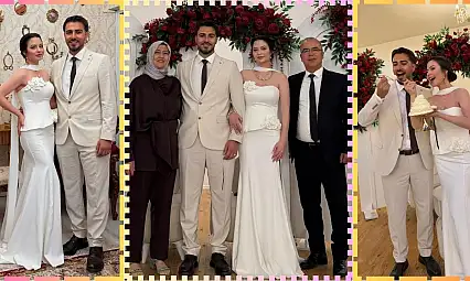 Mert ve Tokmak ailesinin mutlu günü