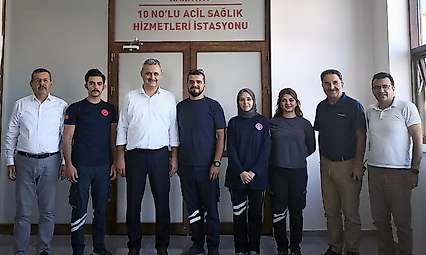 Müdür Koç, sağlık tesislerini ziyaret etti