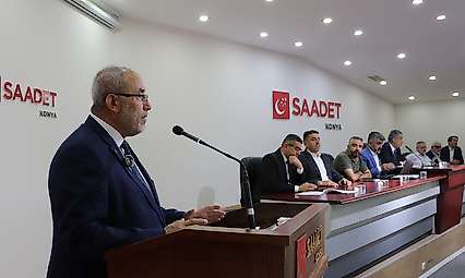 Saadet Partisi Ağustos Ayı İl Divan toplantısı yapıldı