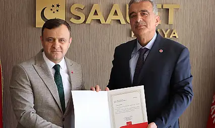 Saadet Partisi Meram İlçe Başkanlığında Latif Işık dönemi