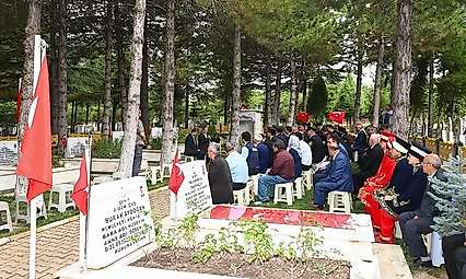 Seydişehir'de şehit mezarları ziyaret edildi