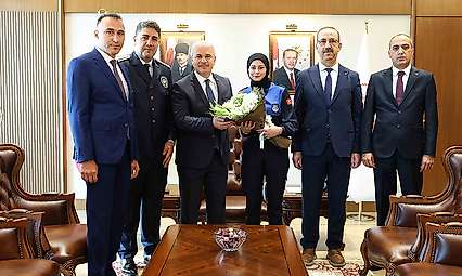 Vali Akın, Zabıta Teşkilatını makamında ağırladı
