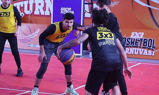Konya'da basketbol tutkunlarını buluşturan turnuva