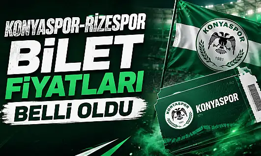 Konyaspor'da Rize maçının biletleri satışta