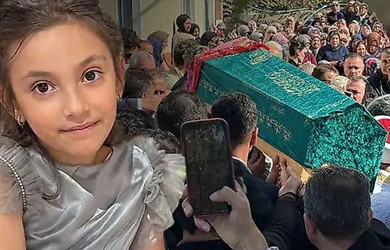 10 yaşındaki Eslem Sare Bulut'a acı veda! Son yolculuğuna uğurlandı