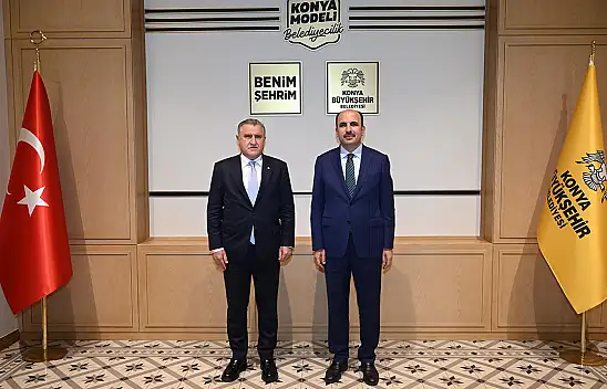 Bakan Bak Konya'da! Başkan Altay projelerini anlattı