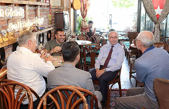 Başkanlar Selçuklu'da esnaflarla buluştu