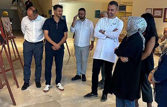 Beyşehir Devlet Hastanesi'nde duygulandıran sergi