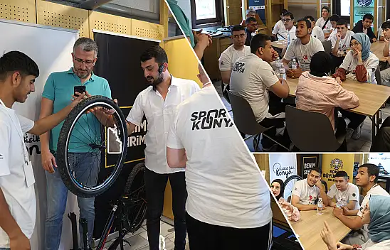 Bisikletin başkenti Konya'da özel öğrenciler Velespit Müzesi'ni keşfettiler