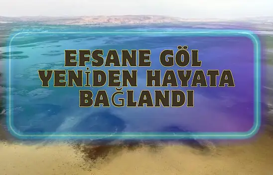 Bu göl, Konya'nın ilçesine umut oldu