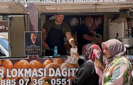 Dizideki Eşref Tek karakteri için lokma döktürdüler