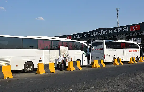 'Filistin Konvoyu', Habur Sınır Kapısı'ndan Irak'a ulaştı