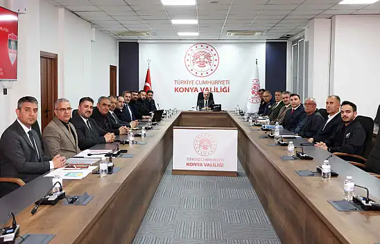 Final heyecanı öncesi Konya'da tüm önlemler masaya yatırıldı