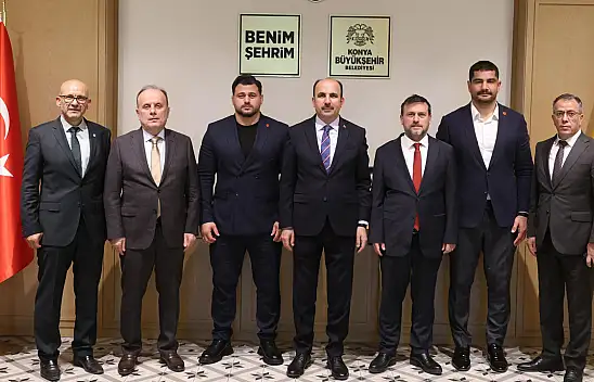 Güreş camiasından Başkan Altay'a ziyaret
