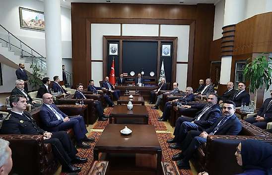 İçişleri Bakanı Mustafa Çiftçi'den Karatay Belediyesine ziyaret