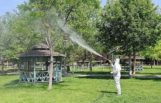 Karatay'da tüm ilçe ilaçlanıyor