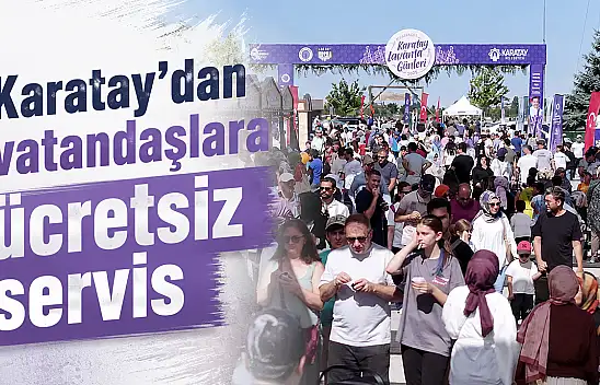 Karatay'dan vatandaşlara ücretsiz servis