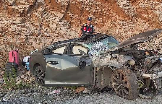 Konya-Antalya yolunda feci kaza: 1 ölü, 2 yaralı
