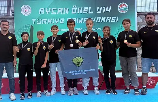 Konya Büyükşehir'den madalya yağmuru