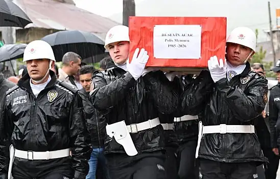 Konya'da acı veda: Polis Hüseyin Acar defnedildi