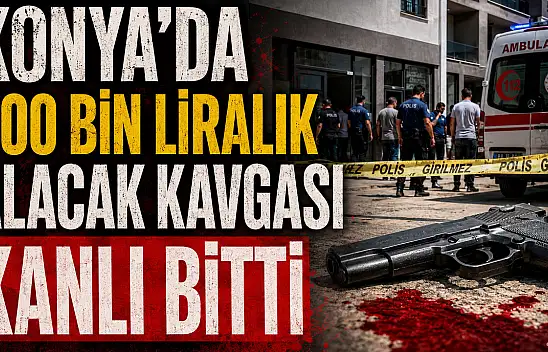 Konya'da alacak meselesi kan akıttı!