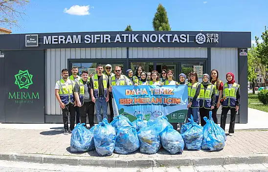 Konya'da atık avına çıktılar: 'Meram Çevre Kart' tanıtıldı