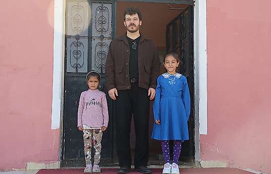 Konya'da bir okulda ders zili sadece 2 öğrenci için çaldı