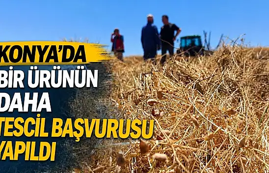 Konya'da bir ürünün daha tescil başvurusu yapıldı