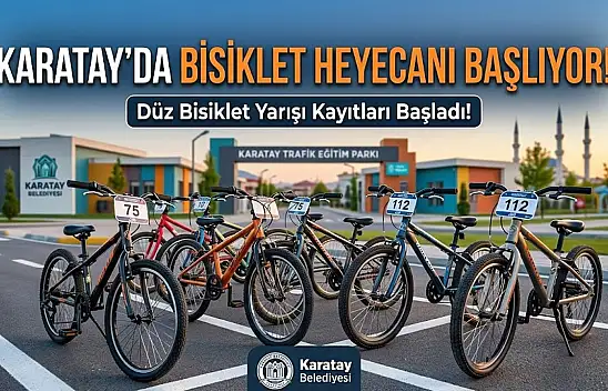 Konya'da bisikletseverler Karatay'da buluşacak