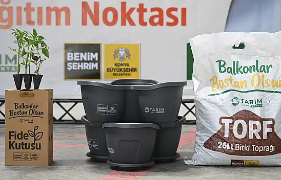 Konya'da bostan seti dağıtımları başladı