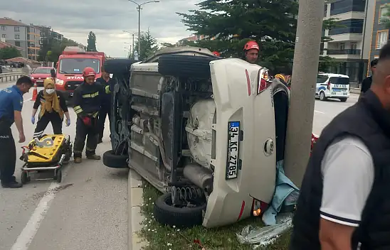 Konya'da can pazarı! Araçta sıkıştı