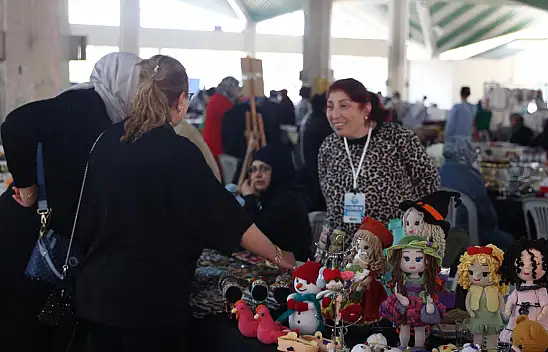 Konya'da el emeği ürünlere yoğun ilgi