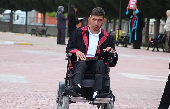 Konya'da engel tanımayan azmin zaferi