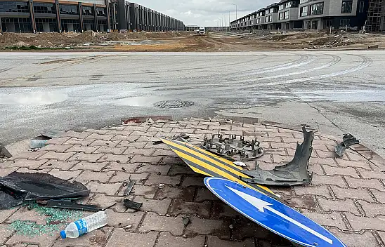 Konya'da facianın eşiğinden dönüldü! Kaz anı kamerada