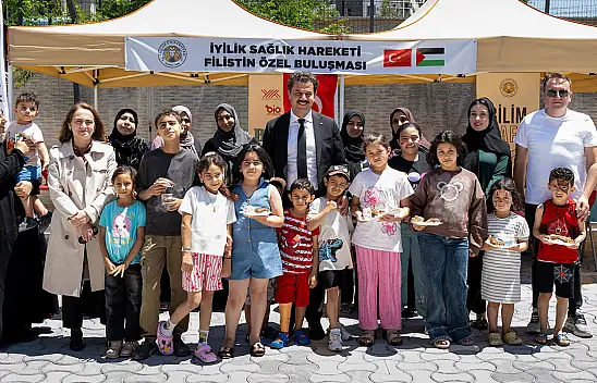 Konya'da Filistinli çocuklara şifa eli