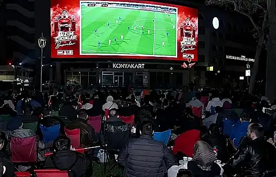 Konya'da final için dev ekran kurulacak