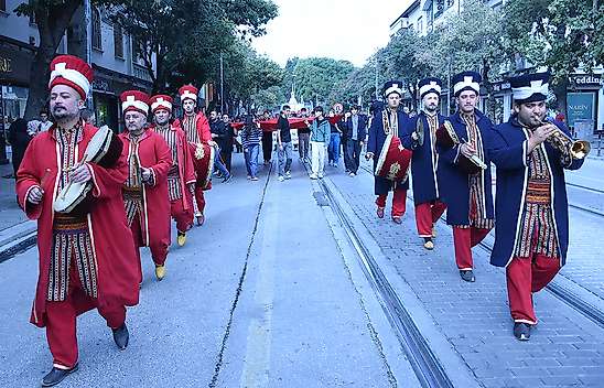 Konya'da gaziler için tek yürek oldular