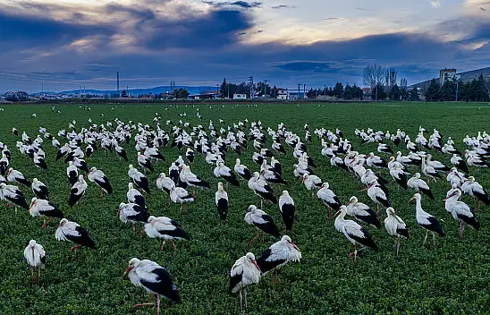 Konya'da göz kamaştıran manzara