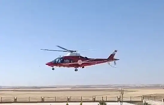Konya'da helikopter, yenidoğan bebek için havalandı!