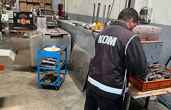 Konya'da kaçak üretim yapan iş yeri mühürlendi