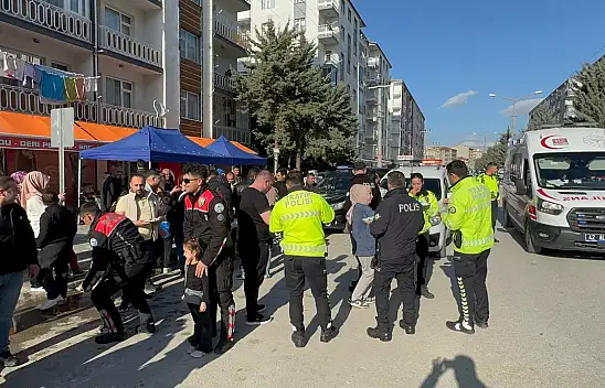 Konya'da kavgaya giden polislere sürpriz karşılama