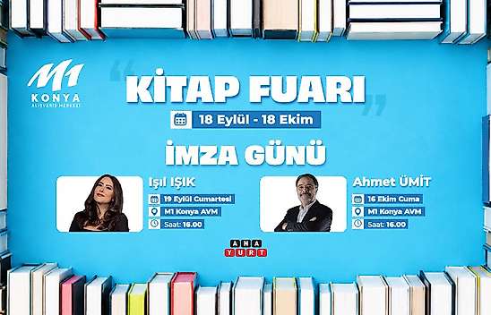 Konya'da kitap şöleni başlıyor! Ünlü yazarlar okurlarıyla buluşacak