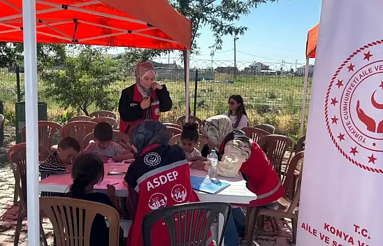 Konya'da mevsimlik tarım işçileri unutulmadı
