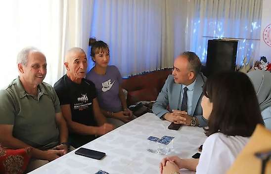 Konya'da milli sporculardan çocuklara ilham veren ziyaret