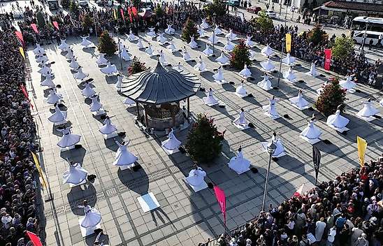 Konya'da Mistik Festival muhteşem başladı