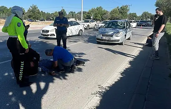 Konya'da otomobilin çarptığı yaşlı yaralandı