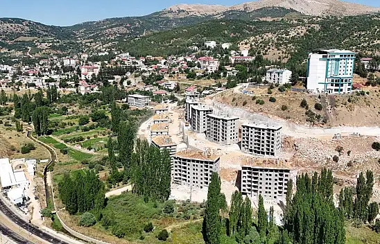 Konya'da TOKİ konutları hızla yükseliyor