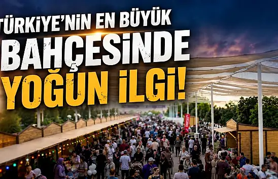 Konya'da Türkiye'nin en büyük bahçesi açıldı