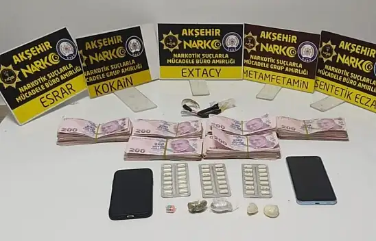 Konya'da uyuşturucuya geçit verilmedi!