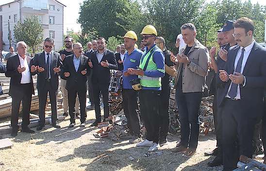 Konya'da yeni cami için ilk harç atıldı